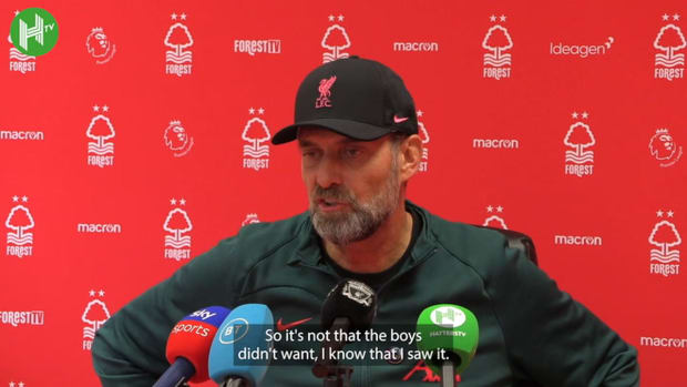Klopp: 'It's a big, big blow'